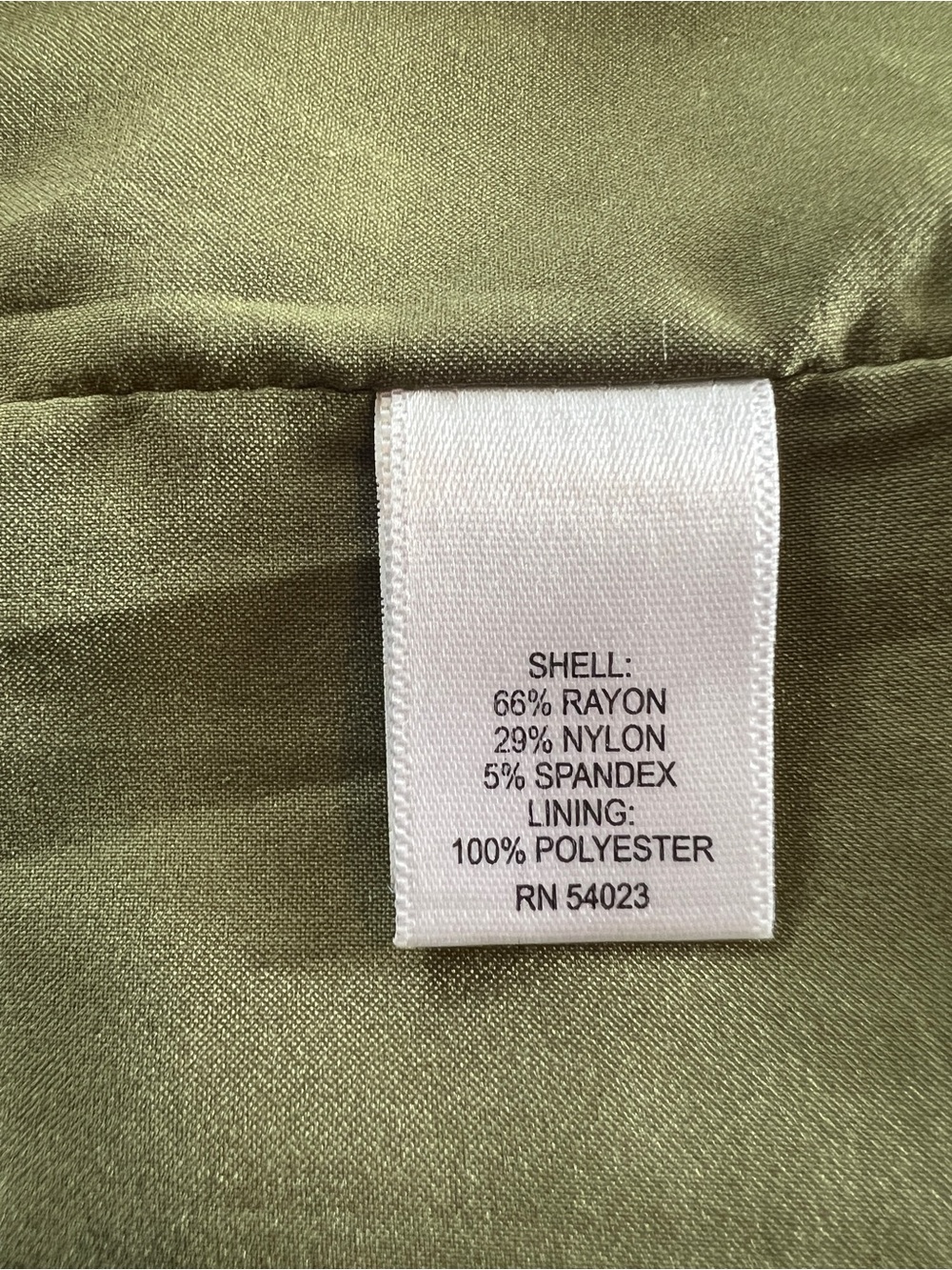 Banana Republic Colorblock Ponte Sheath Dress  Olive Green Black White Size 8 - Picture 10 of 10